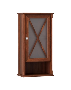 Шкаф Палермо 46, светлый орех, подвесной, 1-створч., правый Opadiris