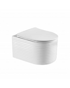 Унитаз подвесной Point Омега безободковый, белый, сиденье дюропласт микролифт быстросъем., PN41902