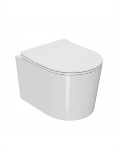 Унитаз подвесной Point Веста безободковый, белый, сиденье дюропласт микролифт быстросъем., PN41701