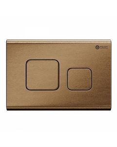 Клавиша смыва для инсталляции Point Афина, бронза брашированная, PN44041BB