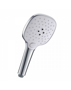 Душевая лейка Lemark LM0817CWhite, 3-функциональная 120х246 мм, хром/белый, блистер