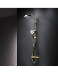 F0785A499 Душевая система с термостатом, золото Am.pm.