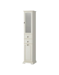 Пенал Риспекто 40, слоновая кость, с бельевой корзиной, правый, вар. 2 Opadiris