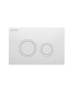 I110101 Клавиша для инсталляции, пластик, белый глянцевый Am.pm.