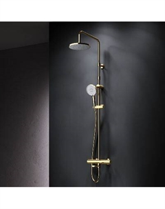 F0785A599 Душевая система с термостатом, золото Am.pm.
