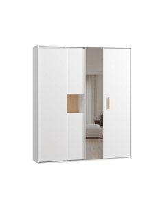 Шкаф-купе Бладвен-180-210 White Plywood Диван.ру