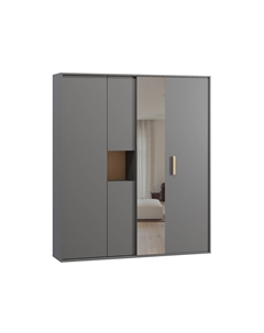 Шкаф-купе Бладвен-180-210 Grey Plywood Диван.ру