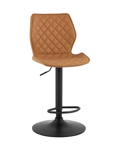 Стул барный Dome экокожа коричневый Stool group