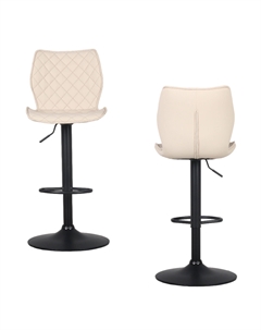 Стул барный Dome экокожа светло-серый 2 шт Stool group