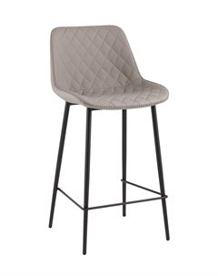 Стул барный Arch экокожа серый Stool group