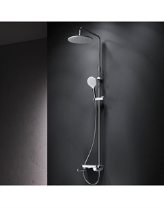 Душевая система AM.PM Like F0780700 стойка с тропическим душем, смесителем, изливом, хром Am.pm.
