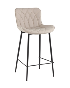 Стул барный Vault экокожа серый Stool group