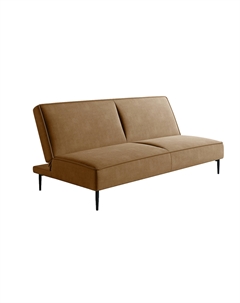 Este диван-кровать трехместный, прямой, без подлокотников, велюр коричневый Velutto 23 Top concept