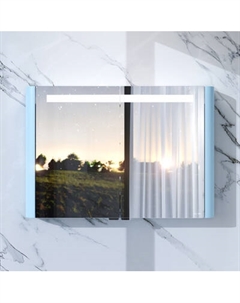 M30MCX1001BG Зеркальный шкаф с подсветкой 100 см, светло-голубой Am.pm.