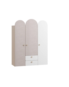 Распашной шкаф Арчи-3 Milk Plywood Диван.ру