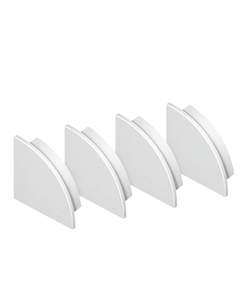 Заглушка для углового круглого алюминиевого профиля GP2100 комплект 4шт ILLUMINATION Ambrella light