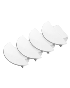 Заглушка для встраиваемого алюминиевого профиля GP1001 комплект 4шт ILLUMINATION Ambrella light