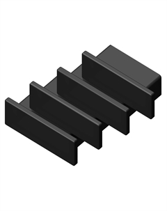 Заглушка для накладного алюминиевого профиля GP1700 комплект 4шт ILLUMINATION Ambrella light