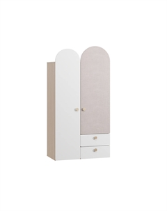 Распашной шкаф Арчи-2 Milk Plywood Диван.ру