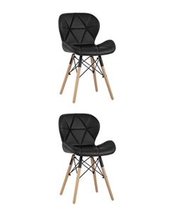 Стул Бон экокожа черный 2 шт. Stool group