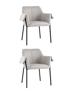 Кресло Бесс рогожка светло-серый 2 шт. Stool group