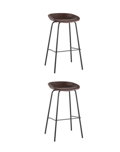 Стул барный Beetle Lite PU коричневый 2 шт Stool group