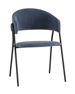 Стул Колин NEW вельвет пыльно-синий Stool group