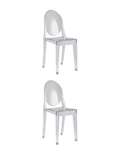 Стул Victoria Ghost NEW прозрачный 2 шт. Stool group