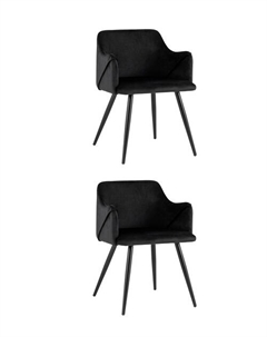 Стул Монарх NEW черный 2 шт Stool group