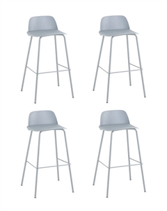 Стул барный Mist серо-голубой 4 шт Stool group