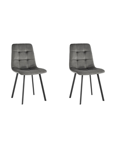 Стул Chilly велюр антрацитовый 2 шт. Stool group