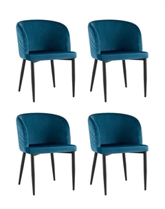 Стул Оскар велюр сине-зеленый 4 шт Stool group