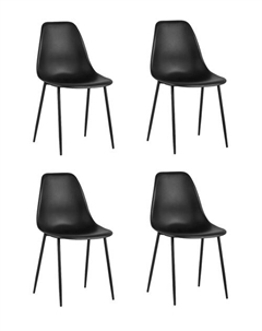 Стул KON черный 4 шт. Stool group