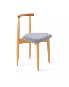 Стул Diana, бук натуральный, серый Top concept