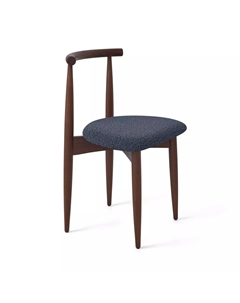 Стул Diana, бук натуральный (тонированный коричневым лаком), темно-серый Top concept