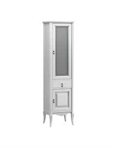 Пенал Лоренцо, белый матовый, левый Opadiris