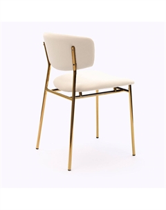 Стул Deimos, микровелюр бежевый лайт, опоры золото Top concept