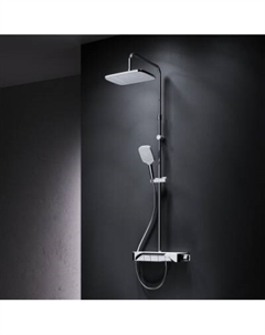 F078F200 Душевая система с душевым смесителем-полкой и термостатом Am.pm.
