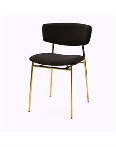 Стул Deimos, микровелюр графит, опоры золото Top concept
