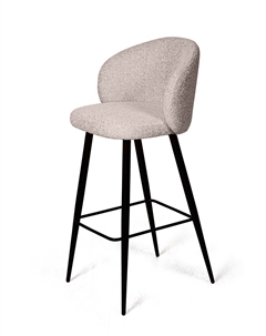 Стул полубарный Vito, букле бежевый / опора конус Top concept