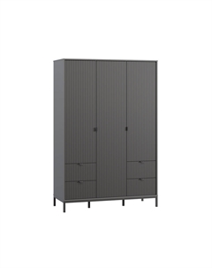 Распашной шкаф Трейвис-3 Grafit Диван.ру