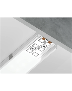 Алюминиевый профиль накладной для ленты до 20мм ILLUMINATION Ambrella light