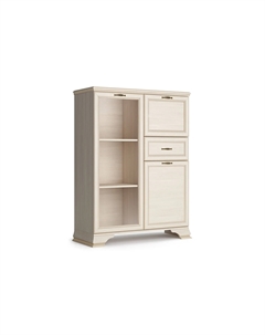 Шкаф низкий (1 стеклодверь) Сиена Кураж