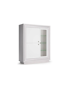 Шкаф 3-х дв. (1 ст/дв) 1179 низкий Прато Кураж