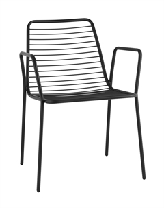 Стул с подлокотниками Дели металл черный Stool group