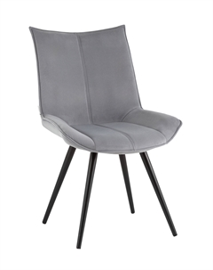 Стул вращающийся Робб велюр серый Stool group