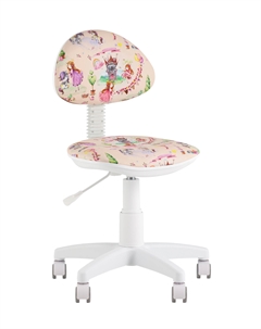 Кресло компьютерное детское УМКА Princesski пластик белый Stool group