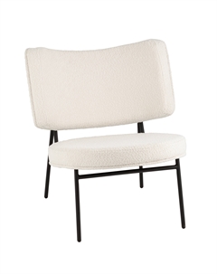 Кресло District Lounge букле белый Stool group