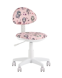 Кресло компьютерное детское УМКА Girls пластик белый Stool group