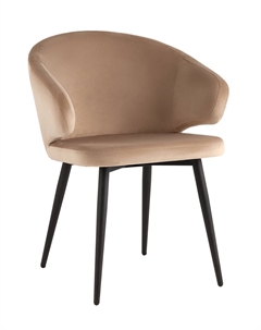 Стул с подлокотниками Codo велюр капучино Stool group